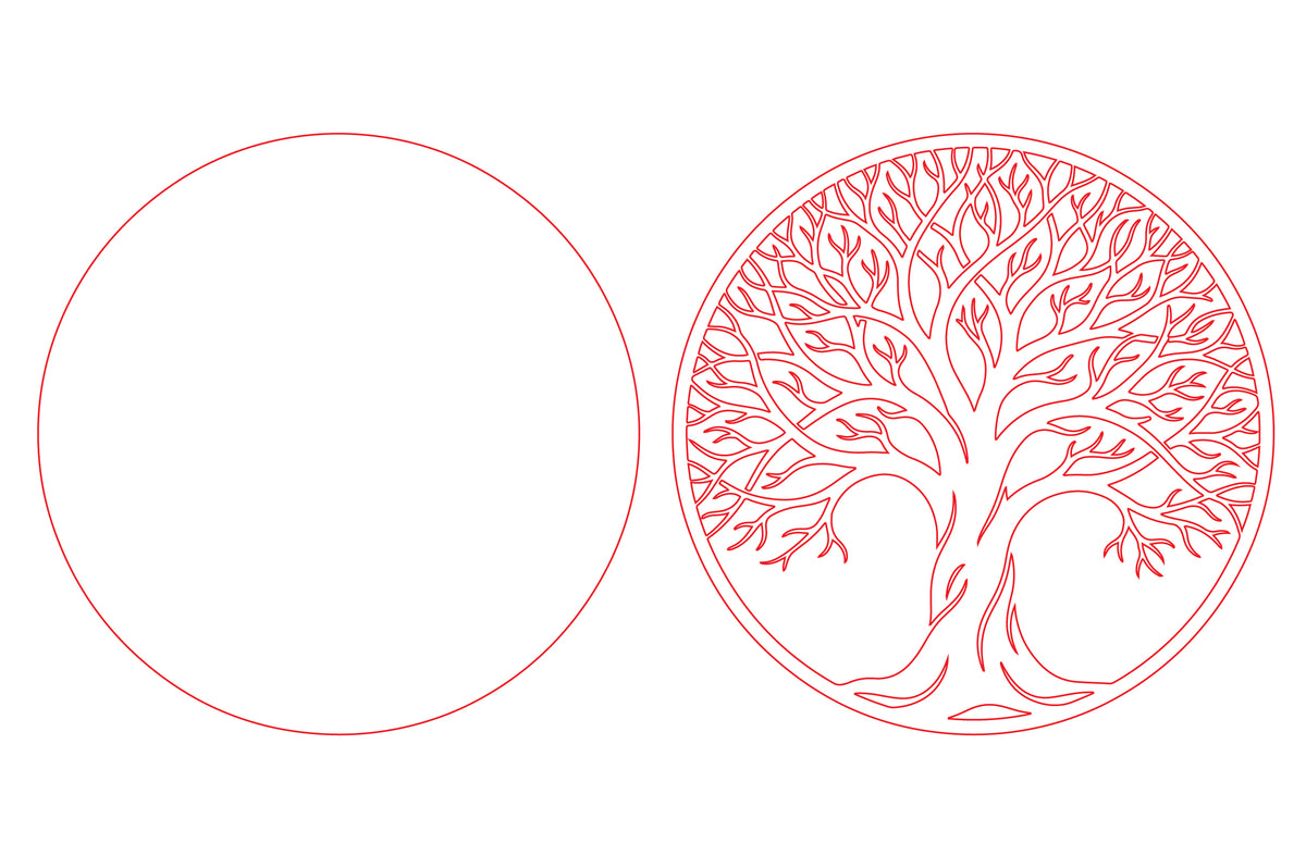 Tree of Life Round SVG