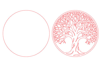 Tree of Life Round SVG