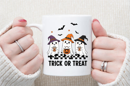 Trick or Treat Ghost Coffee PNG