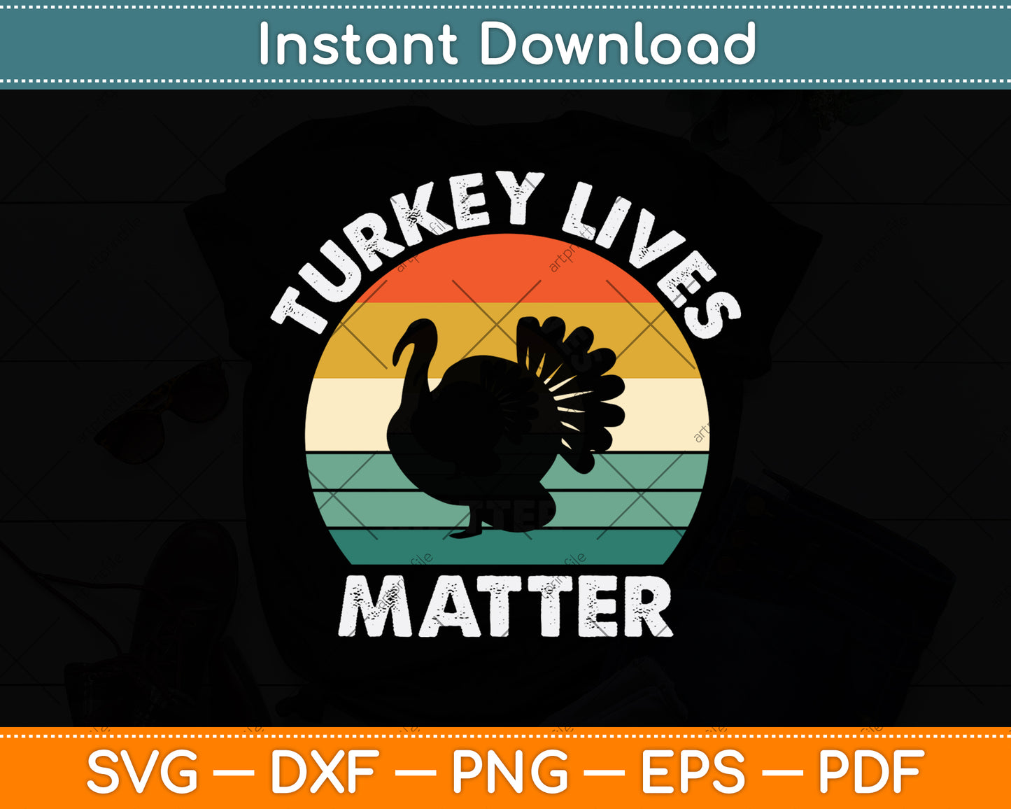 Turkey Lives Matter Svg Png Dxf Digital Cutting File