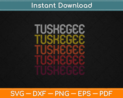 Tuskegee Vintage Style Svg Digital Cutting File