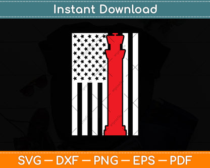 American Flag Air Traffic Controller Svg Digital Cutting File