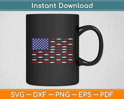 US Flag Airplanes Aircraft Mechanic 4th July Pilot Svg Digital Cutting File