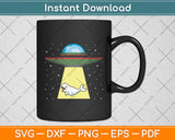 Ufo Abduction Beluga Whale Svg Png Dxf Digital Cutting File