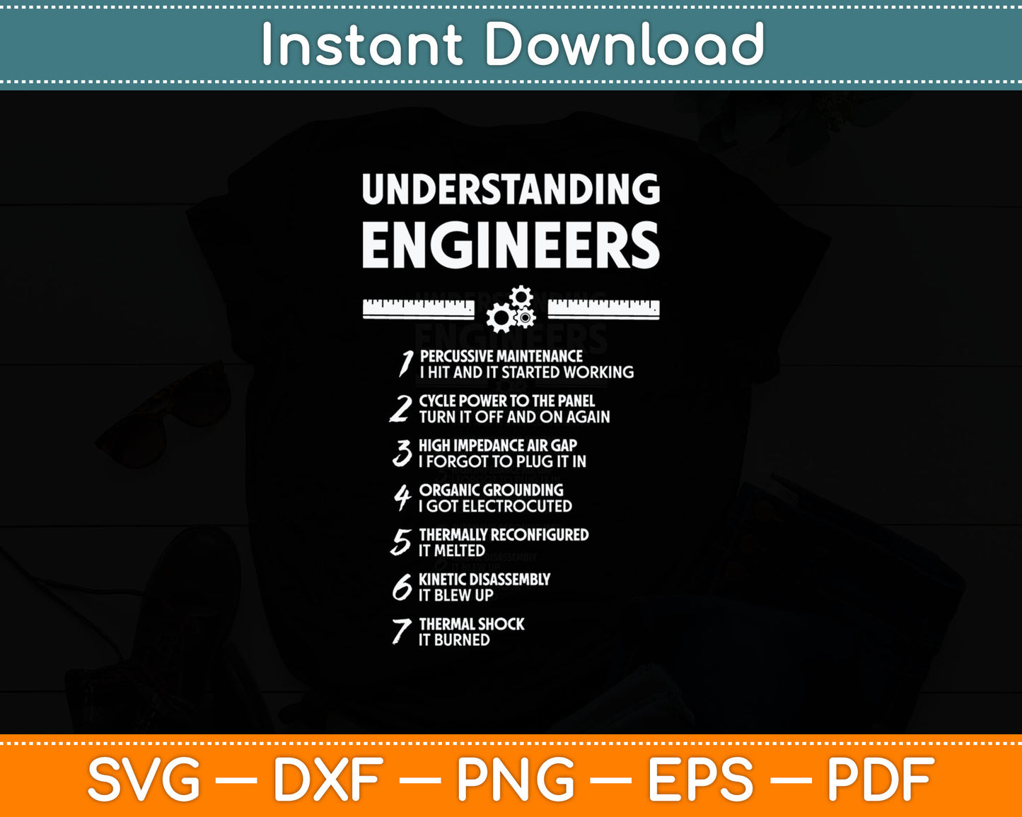 Understanding Engineers - Funny Sarcastic Engineering Svg Digital Cutting File