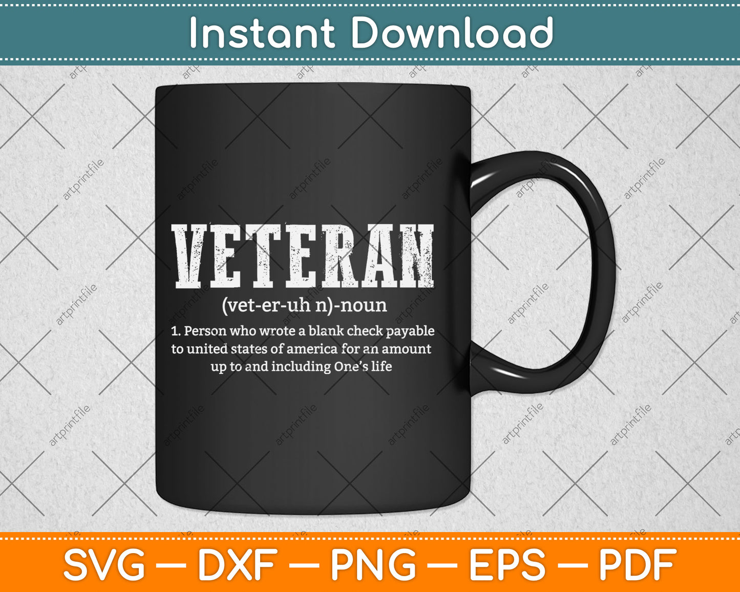 Veteran Noun Definition Svg Digital Cutting File