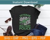 Veteran Of The Military Police Retirement Svg Digital Cutting File