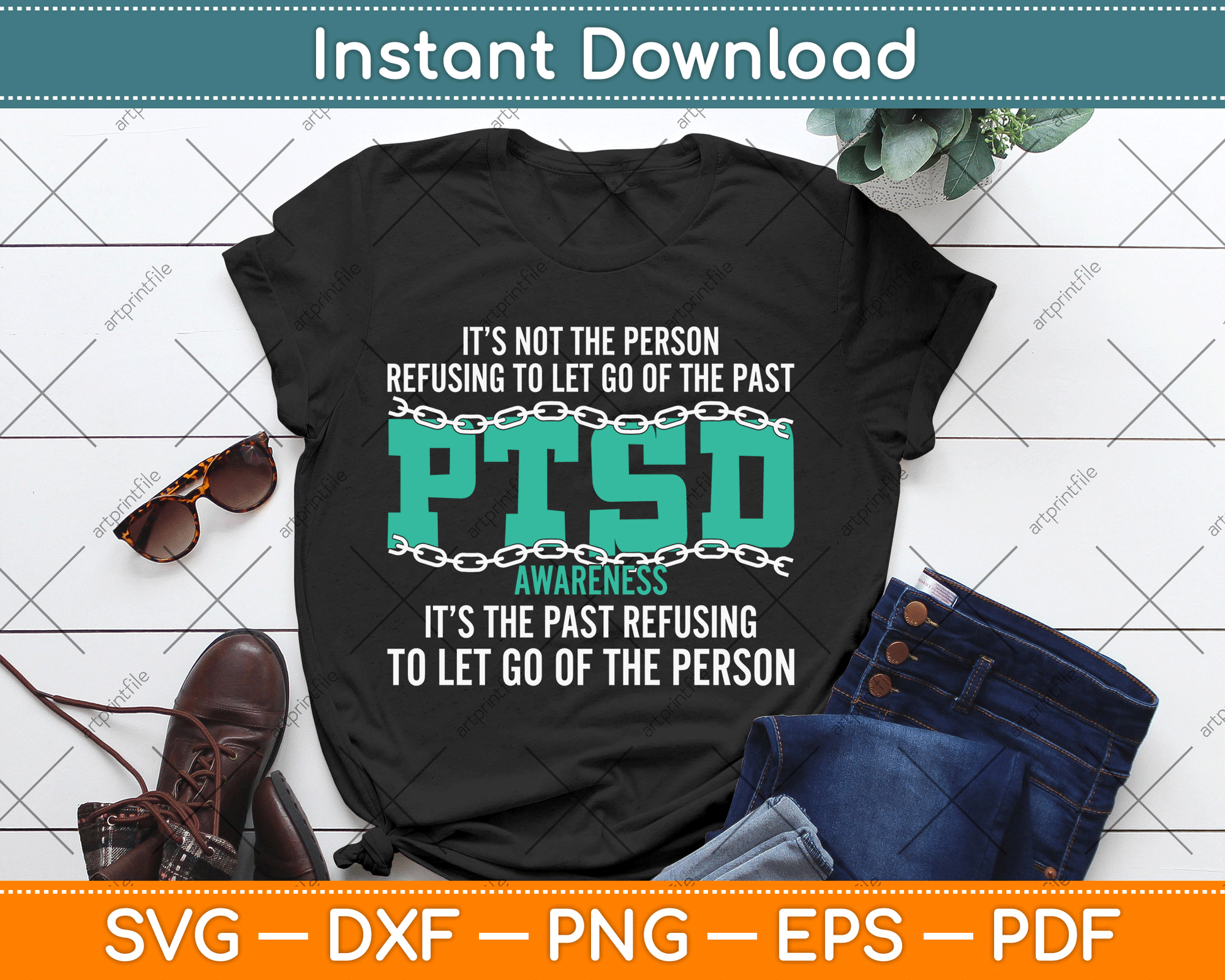 Veterans Day Military Awareness Month RS0 PTSD Awareness SVG Cutting File