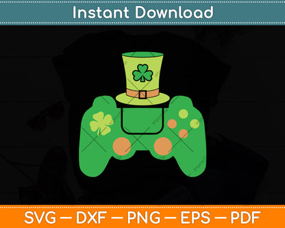 Video Game Controller St Patricks Svg Digital Cutting File