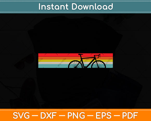 Vintage Bike Cycling Racing Bicycle Svg Digital Cutting File