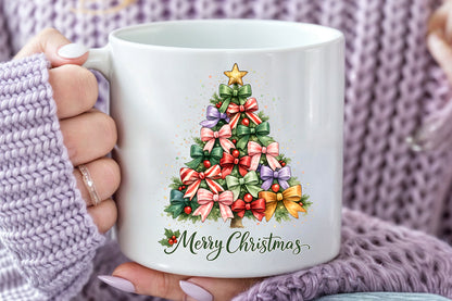 Vintage Christmas Sublimation PNG Santa Tree Nutcracker Merry Christmas Bundle