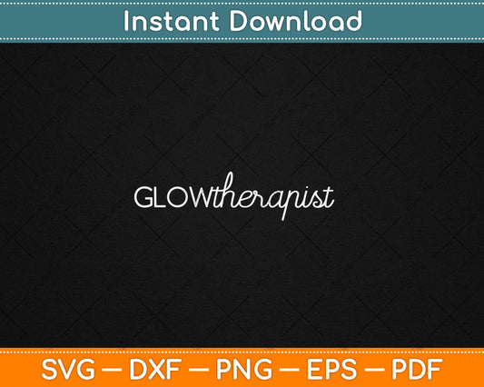 Vintage Glow Therapist Skincare Lover Skin Esthetician Svg Digital Cutting File