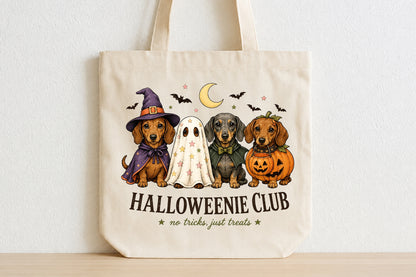 Vintage Halloween Dachshund Dog PNG