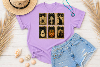 Vintage Halloween Postage Stamp PNG Bundle Sublimation