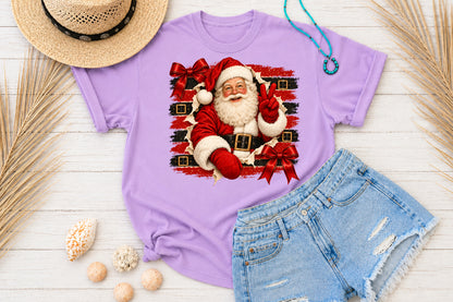 Vintage Santa Christmas PNG Retro Santa Claus Sublimation