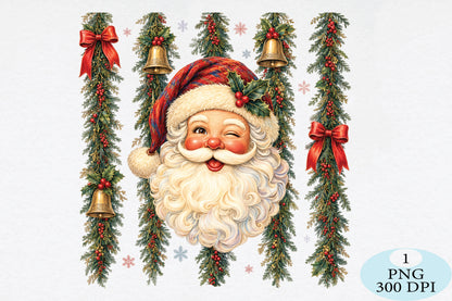 Vintage Santa Claus Christmas PNG