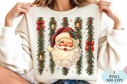 Vintage Santa Claus Christmas PNG