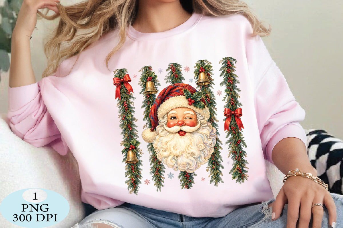 Vintage Santa Claus Christmas PNG