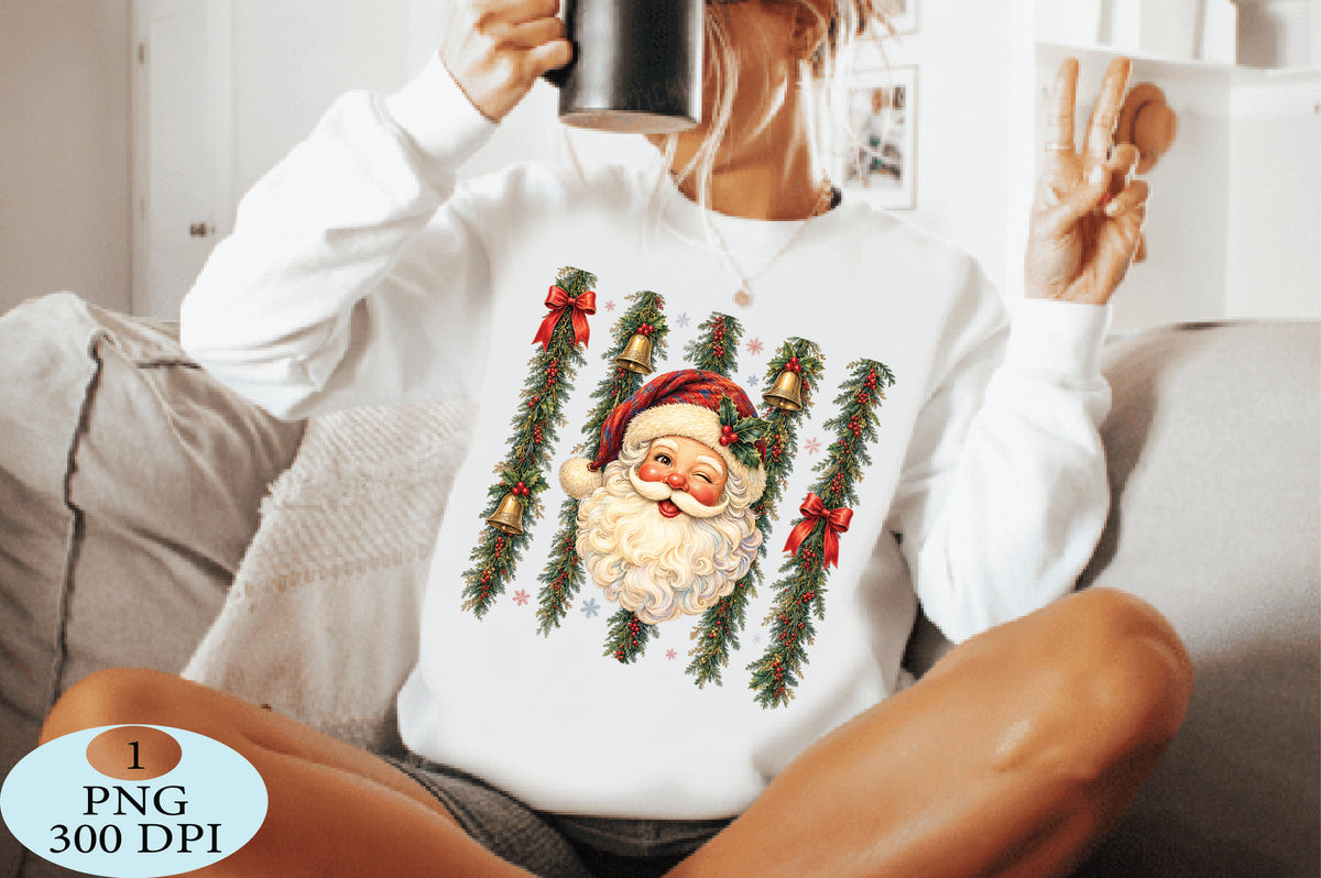 Vintage Santa Claus Christmas PNG