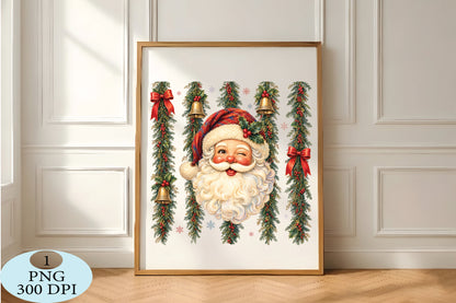 Vintage Santa Claus Christmas PNG