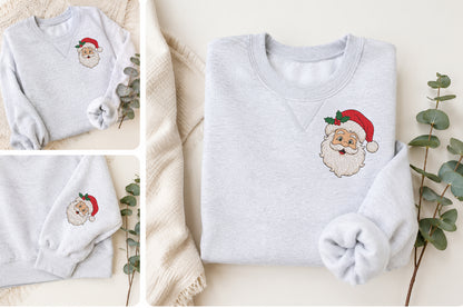 Vintage Santa Embroidery Design