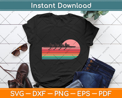 Vintage Team Rowboat Paddling Svg Digital Cutting File