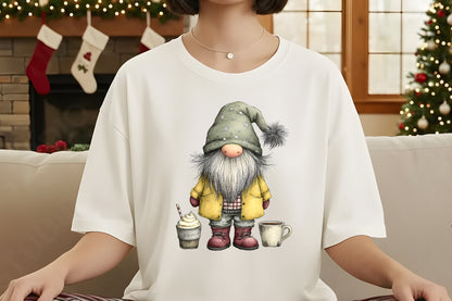 Whimsical Christmas Gnome Clipart PNG Bundle