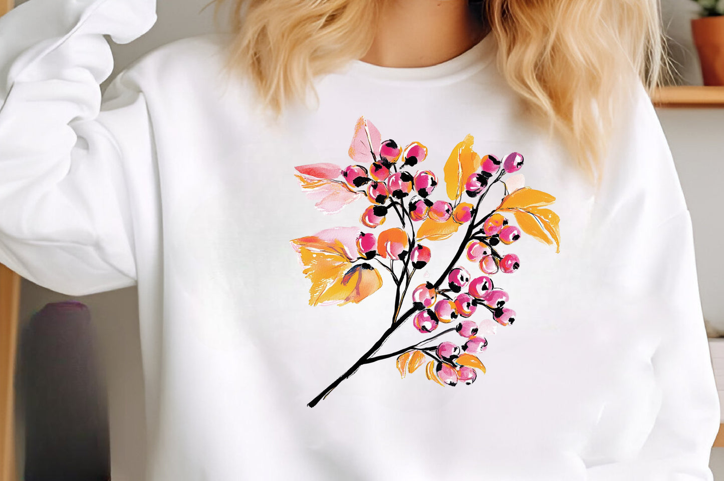 Watercolor Autumn PNG Clipart | Fall Watercolor Leaves & Floral