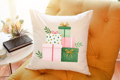 Watercolor Christmas Decor Clipart PNG Bundle