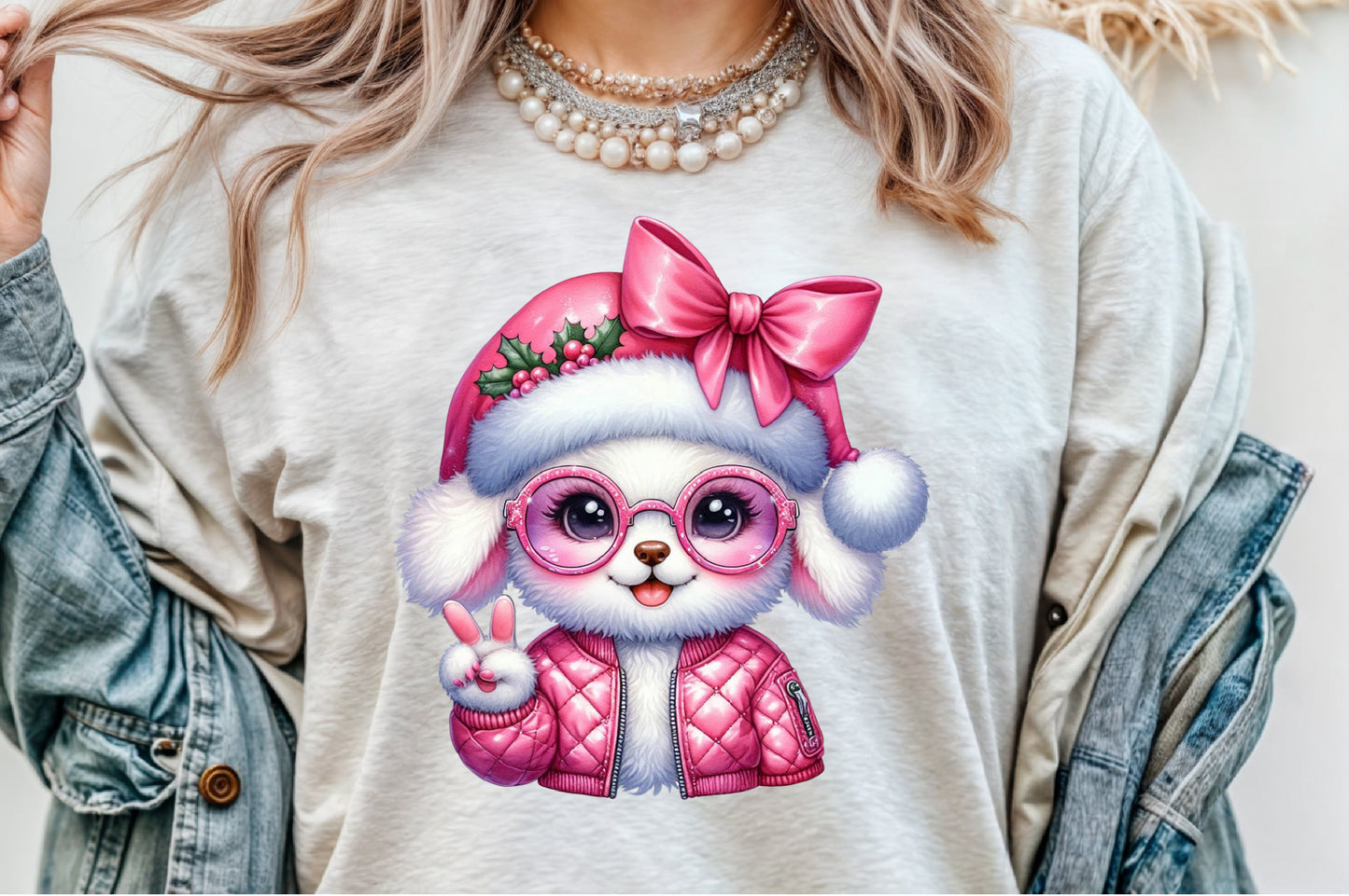 Cute Christmas Raccoon Clipart PNG