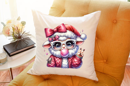 Cute Christmas Sheep PNG