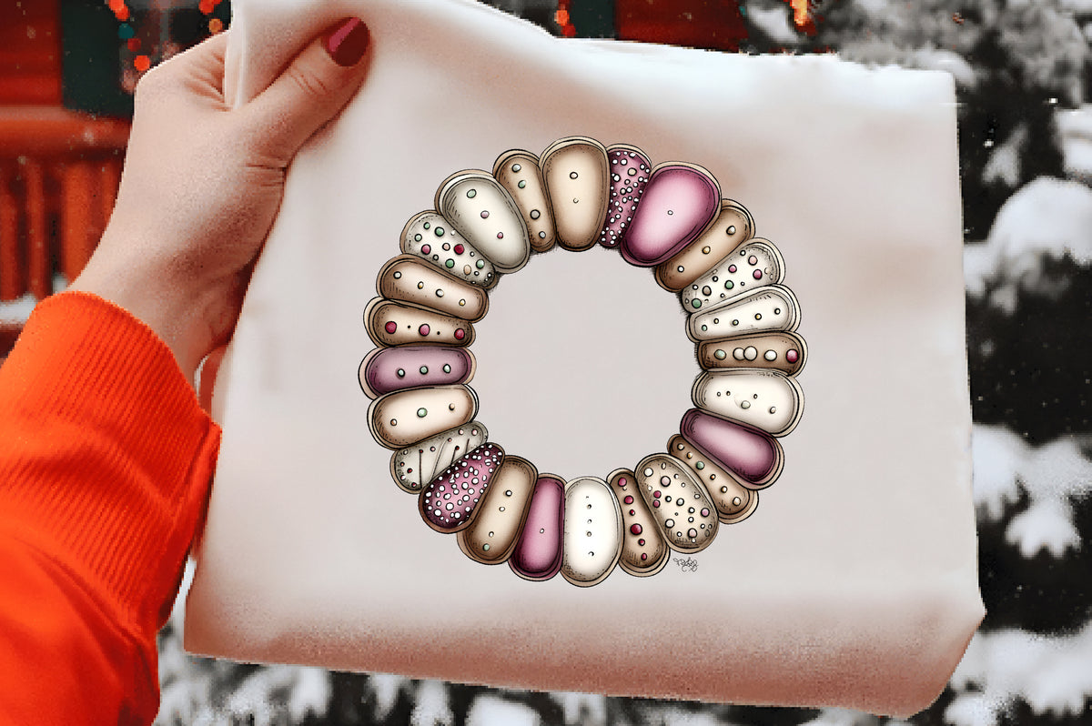 Watercolor Christmas Bakery Clipart PNG