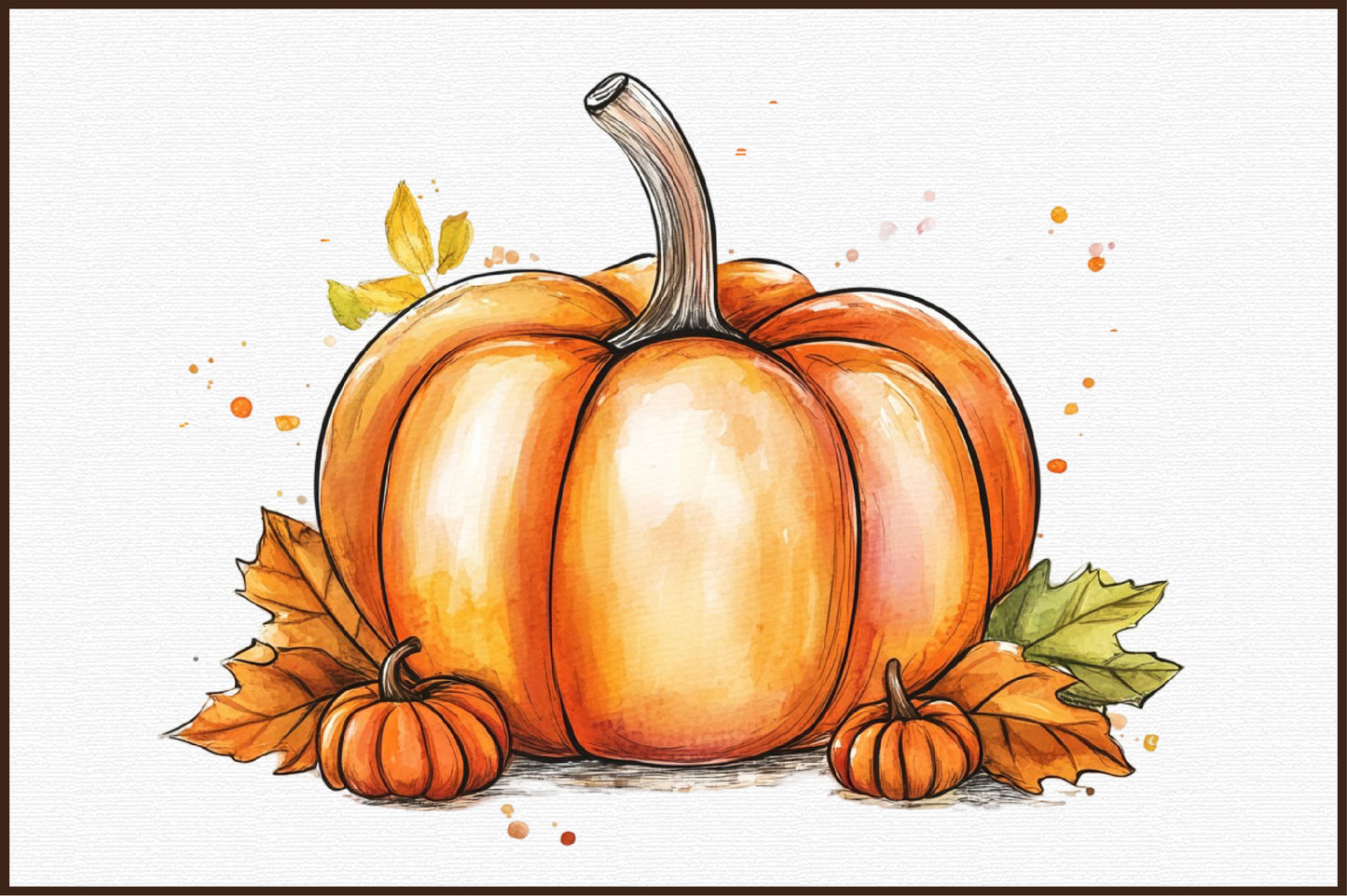 Fall Cozy Items PNG Bundle Watercolor Autumn Clipart