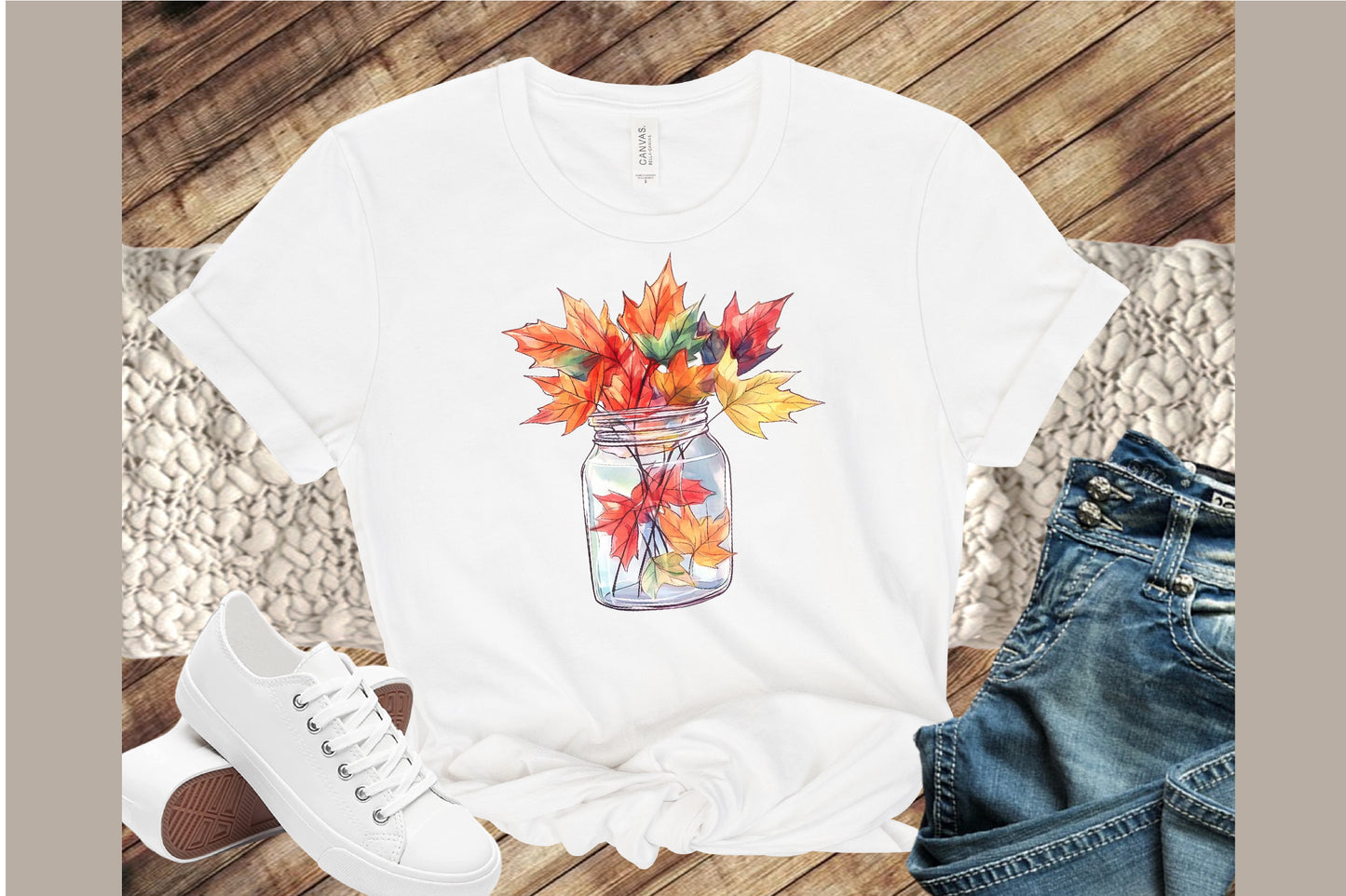 Fall Cozy Items PNG Bundle Watercolor Autumn Clipart