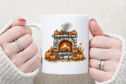 Fall Cozy Items PNG Bundle Watercolor Autumn Clipart