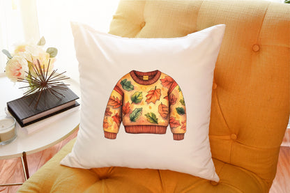 Fall Cozy Items PNG Bundle Watercolor Autumn Clipart