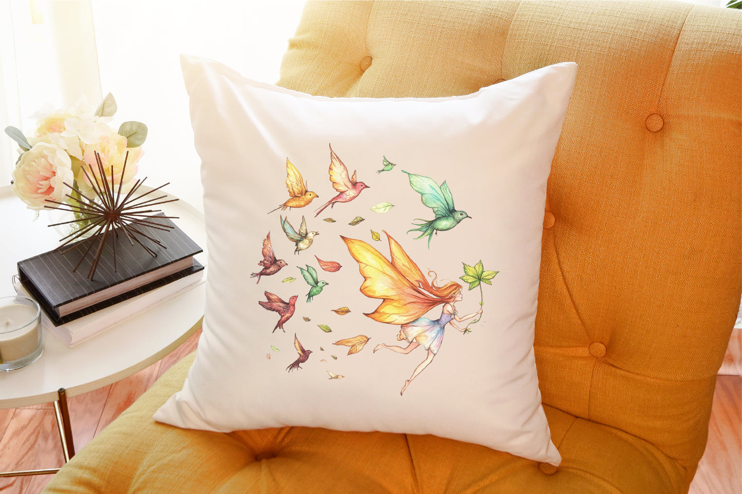 Fall Forest Fairy PNG Bundle Watercolor Autumn Clipart