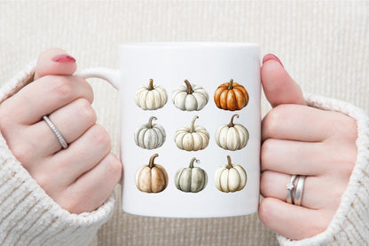 Neutral Autumn PNG Bundle Watercolor Fall Cozy Clipart