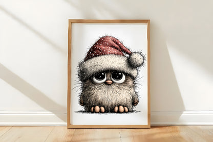 Watercolor Red Christmas Time Clipart PNG