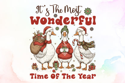 Wonderful Christmas Goose PNG