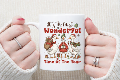 Wonderful Christmas Goose PNG