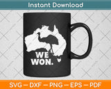 We Won - Great Emu War Australian History Emu Lover Svg Digital Cutting File