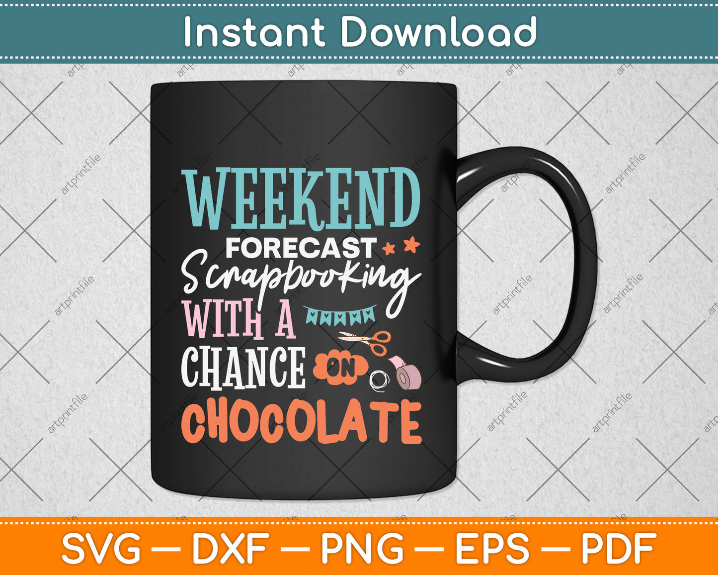 Weekend Forecast Scrapbooking Funny Svg Png Dxf Digital Cutting File