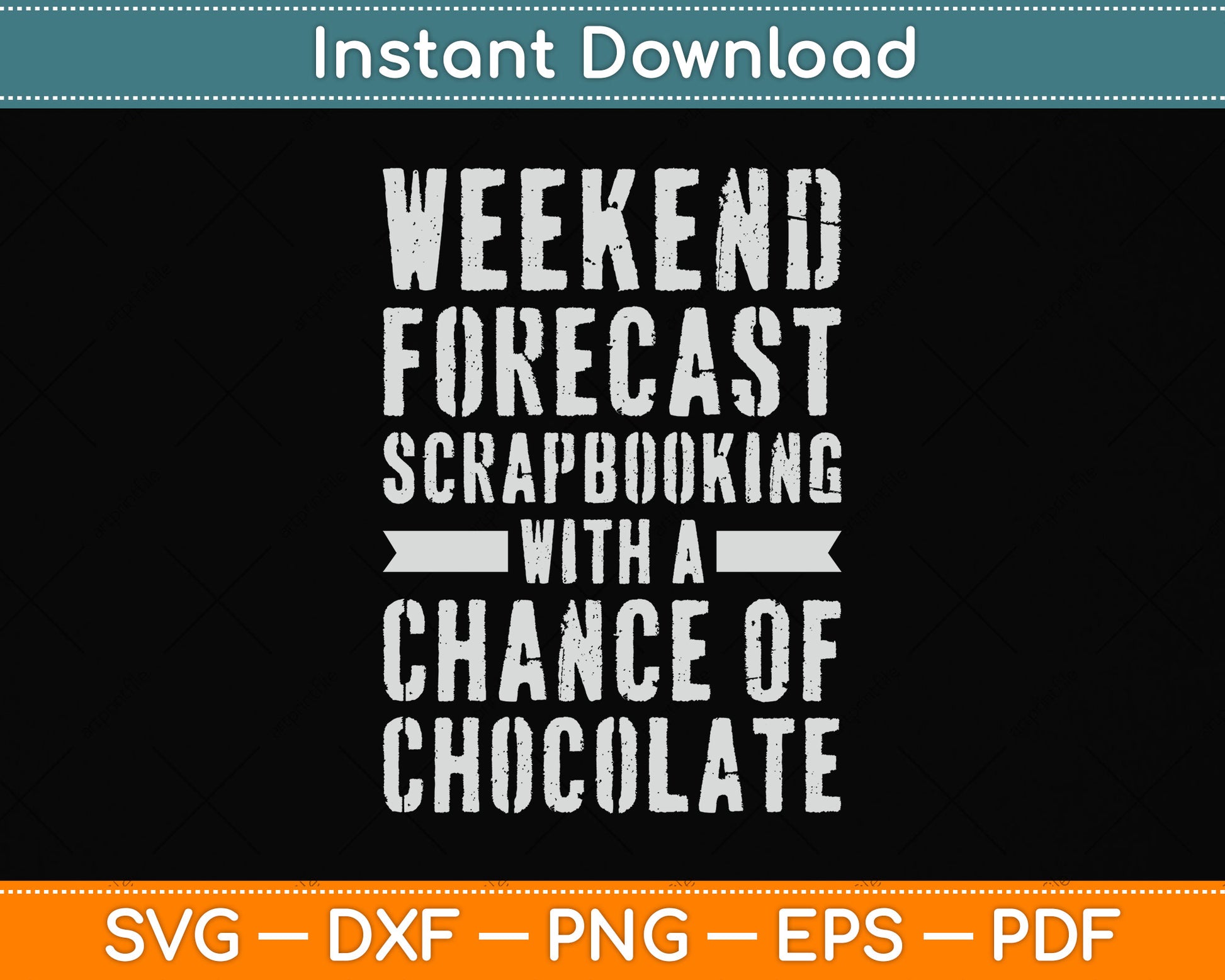 Weekend Forecast Scrapbooking With A Chance Of Chocolate Svg Design Cutting File
