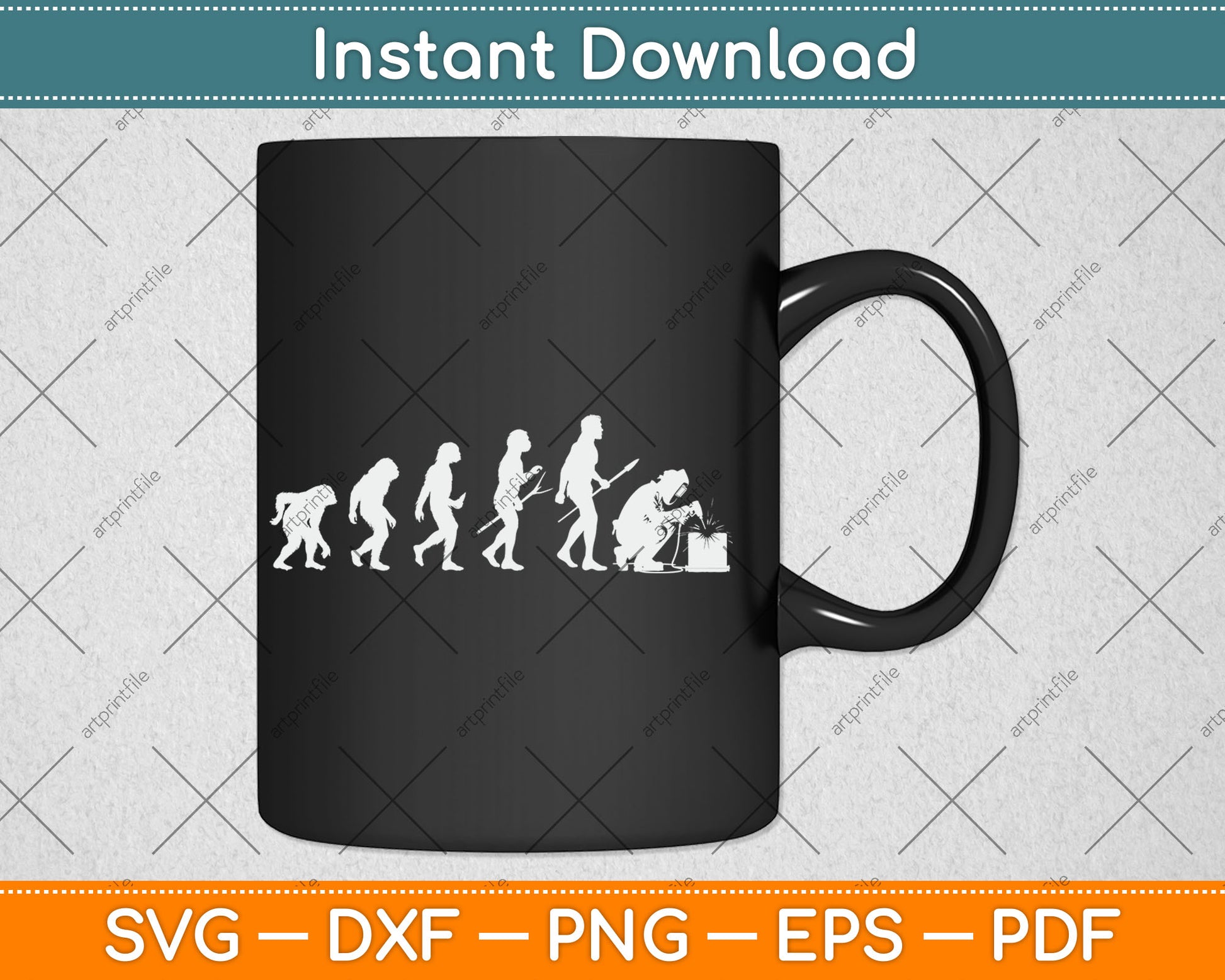 Welder Evolution Craftsman Welding Profession Welders Svg Digital Cutting File