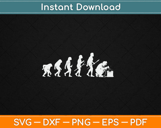 Welder Evolution Craftsman Welding Profession Welders Svg Digital Cutting File