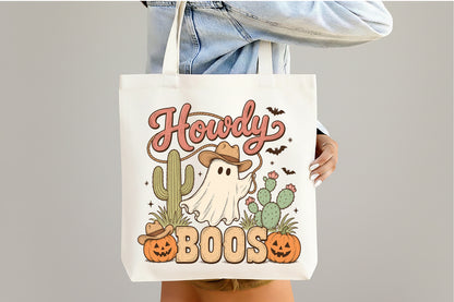 Western Halloween Howdy Boos Sublimation PNG