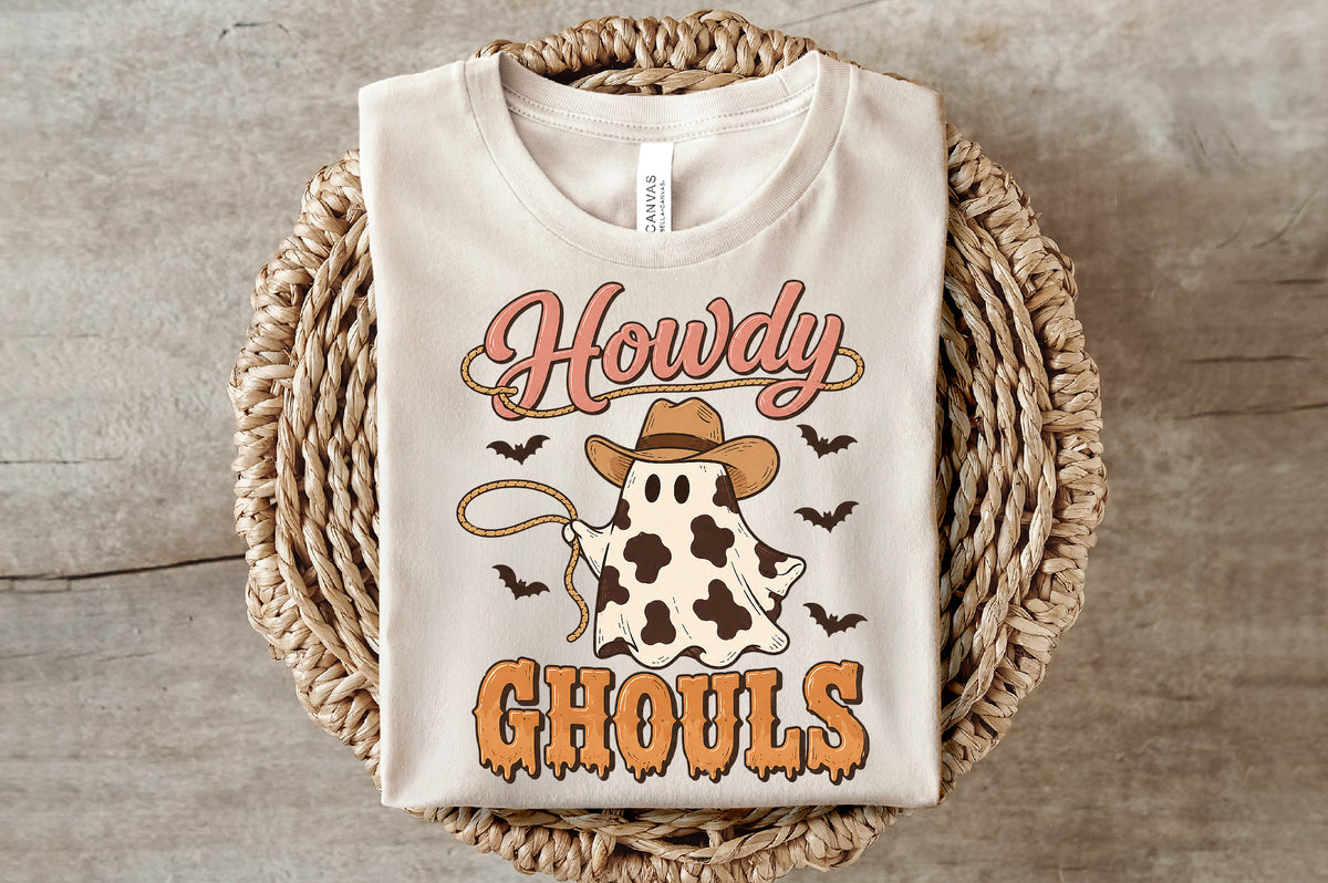 Western Halloween Howdy Ghouls PNG
