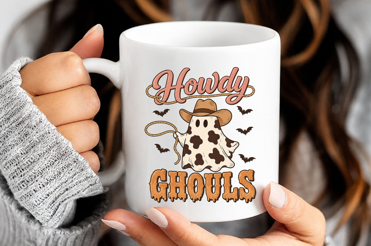 Western Halloween Howdy Ghouls PNG