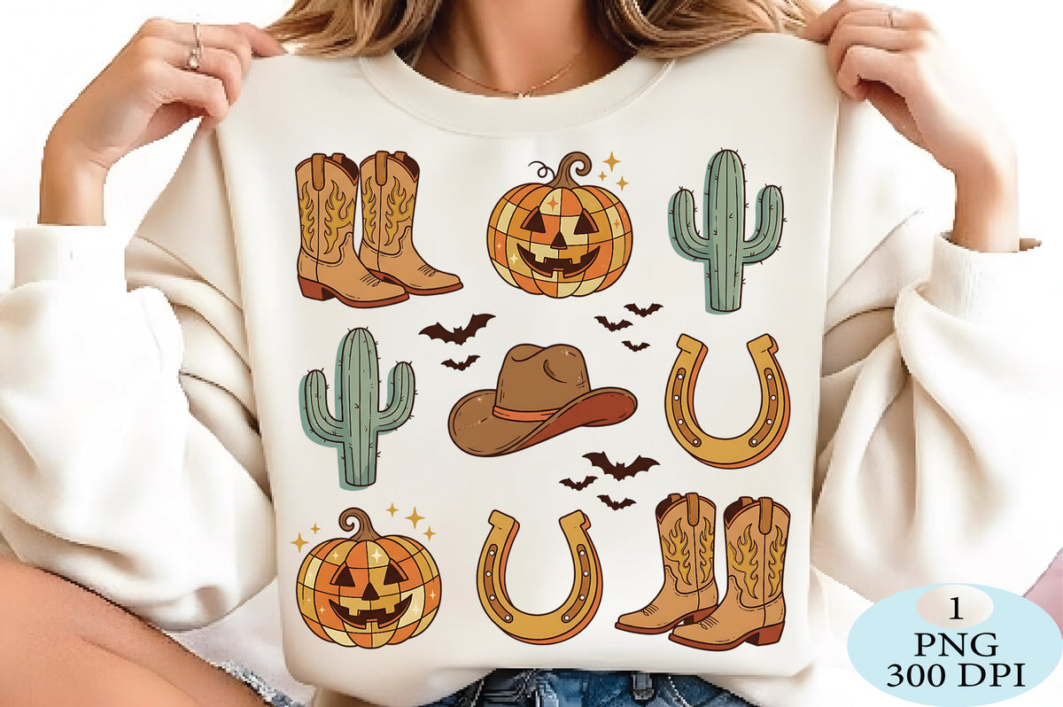Western Halloween Cowboy Clipart PNG